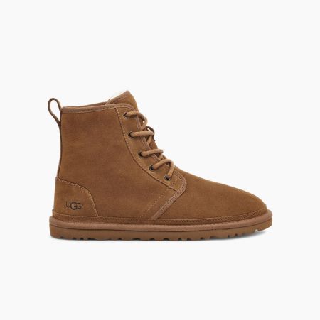 UGG Harkley Brown Lace-up Boots for Men (LVJX16352)